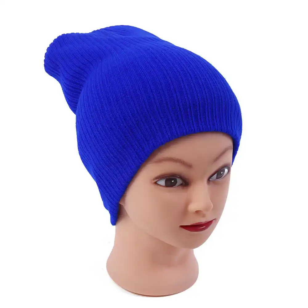 womens navy blue winter hat
