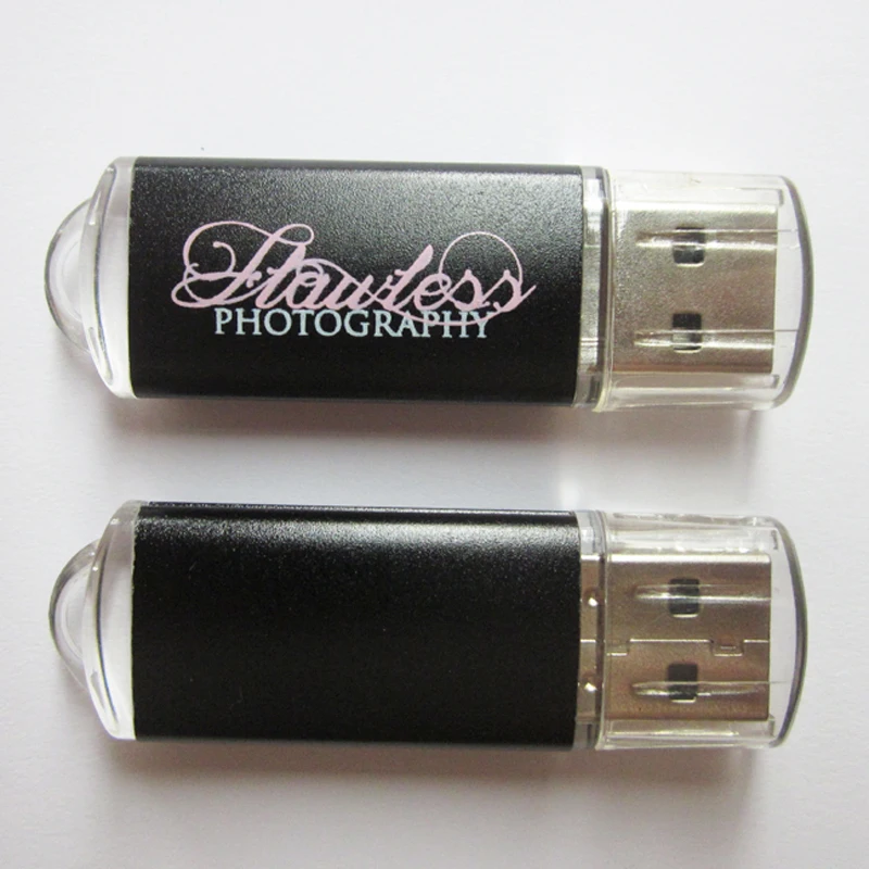 50 шт./лот металлическая настоящая флеш диск USB 2 0 4 ГБ 8 16 карта памяти флешка с