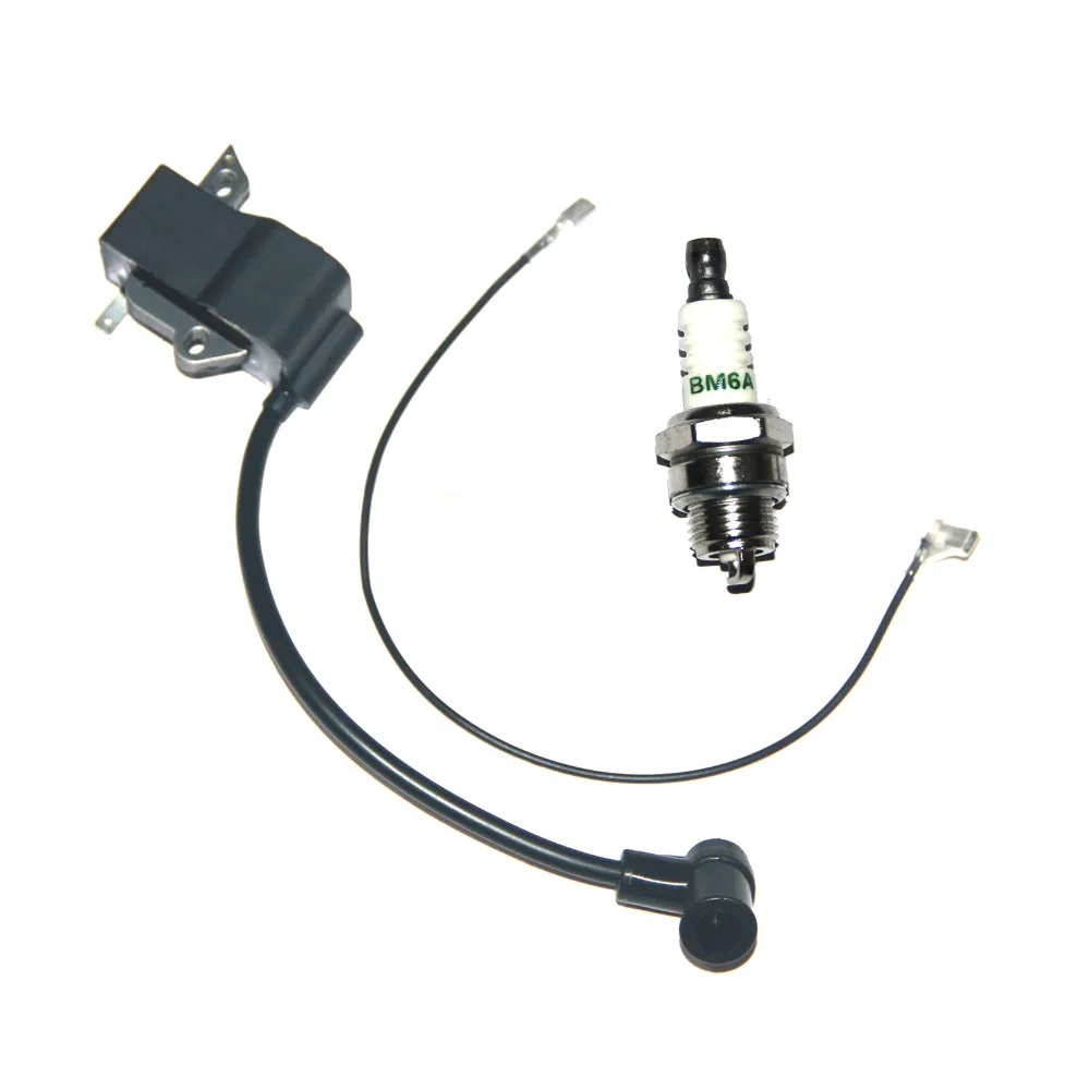 

Ignition Coil BM6A Spark Plug For Stihl FS75 FS80 FS85 FC85 HT70 HT75 HL75 HL75K HS75 HS80 HS85 KM85 Brushcutter #41374001350