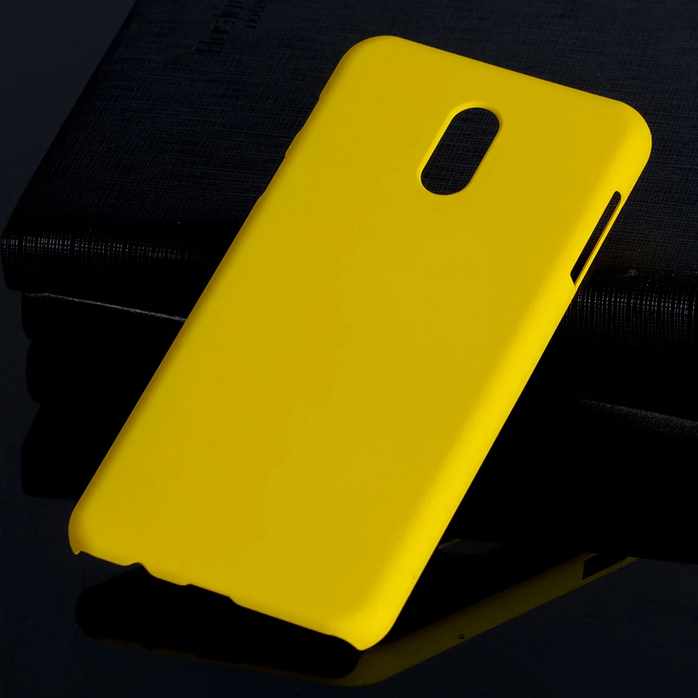 Матовая Пластик Coque 5.5For samsung Galaxy C8 чехол для samsung Galaxy C8 J7 плюс C7 C7100 телефона чехол-лента на заднюю панель - Цвет: Yellow
