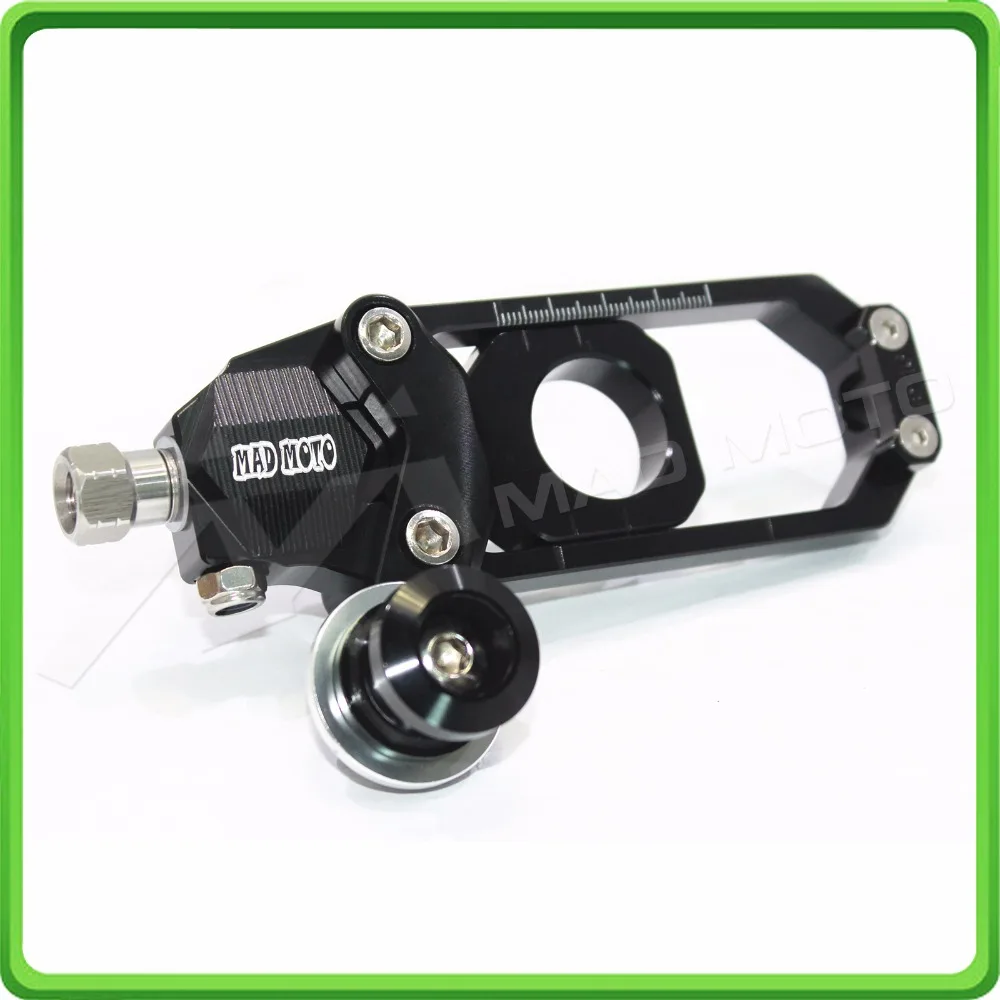 Motorcycle Chain Tensioner Adjuster with bobbin fit for APRILIA RSV4 2009 2010 2011 2012 2013 2014 Black (11)
