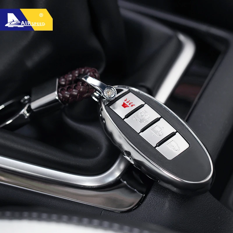 Чехол для ключей Airspeed TPU Nissan Tiida Qashqai X trail Kicks March Teana Maxima Sylphy Sunny Murano Bluebird Livina|Футляр