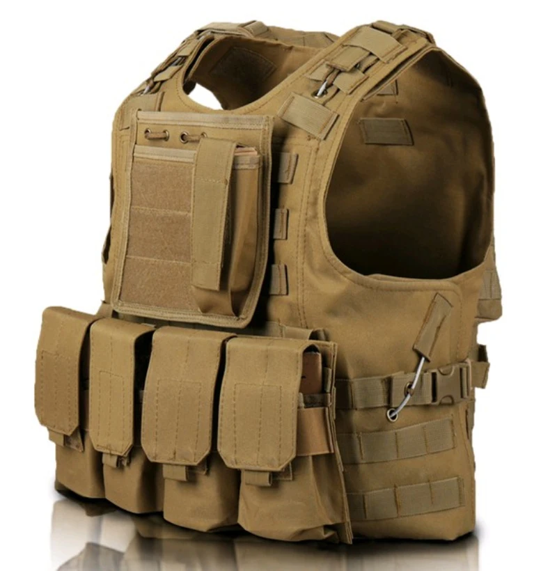 Tactical vest USMC Airsoft Tactical Military Molle Combat Assault Plate Carrier Vest 13 Colors CS clothing Professional sales 201606112017