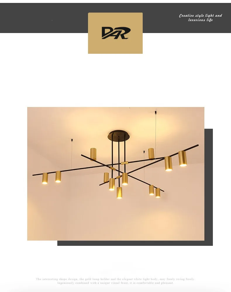 Modern Nordic Led Chandelier Lighting Living Room Kitchen Lustre Art Deco Chandeliers3