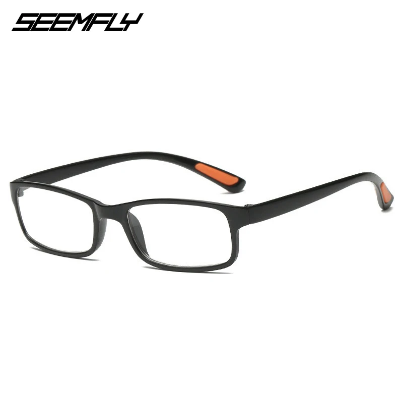 

SEEMFLY TR90 Ultralight Myopia Glasses Women Men Unisex Fashion Square Short Sight Eyeglasses -1.0 -1.5 -2.0 -2.5 -3.0 -3.5 -4.0
