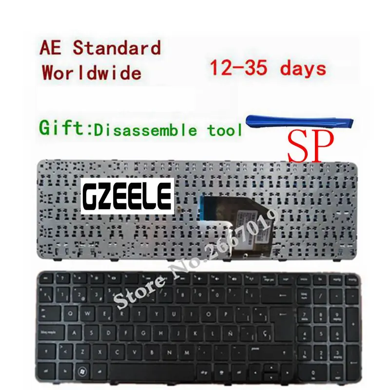 Sp Teclado Tastiera Spagnola Per Hp Pavilion G6 G6-2000 G6Z-2000 G6-2000 G6-2100 G6-2163Sr G6Z-2000 Aer36Q02310 R36