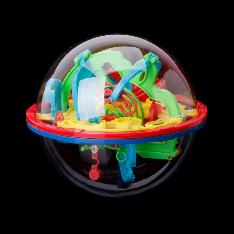 

100 Barriers 3D Magic Intellect Ball Balance Maze Game Puzzle Toy Kids Gift