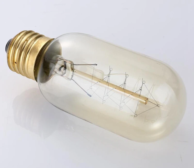 Ретро Edison лампы накаливания Винтаж огни 60 W 220 V Ретро Эдисон украшения искусства ST64 лампочки E27 декоративные лампы