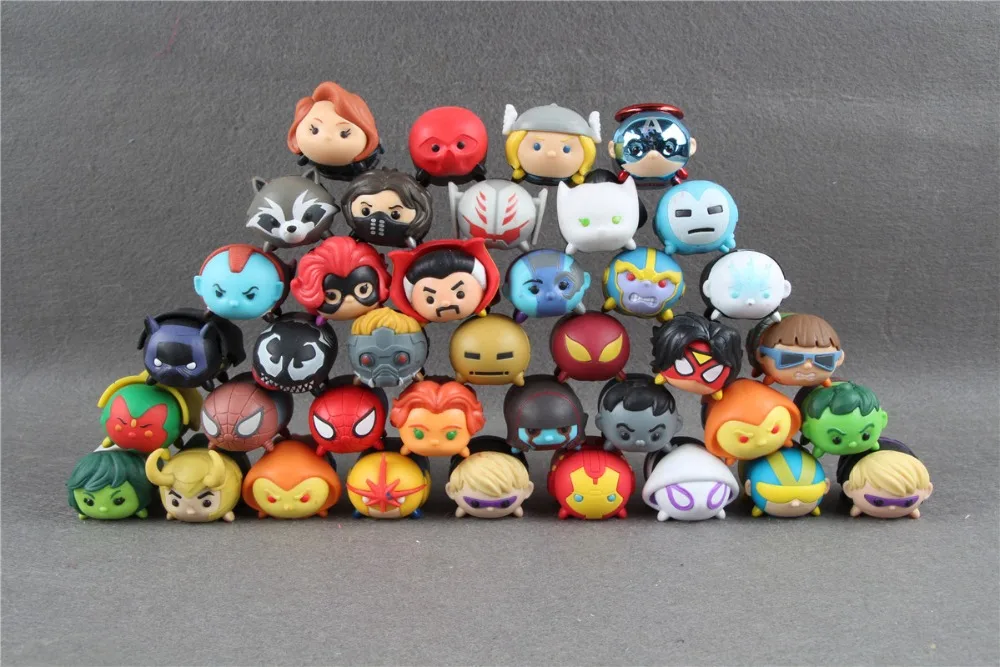 1pcs New Marvel Tsum Tsum Vinyl Figure LARGE size Loose Cute Toysin