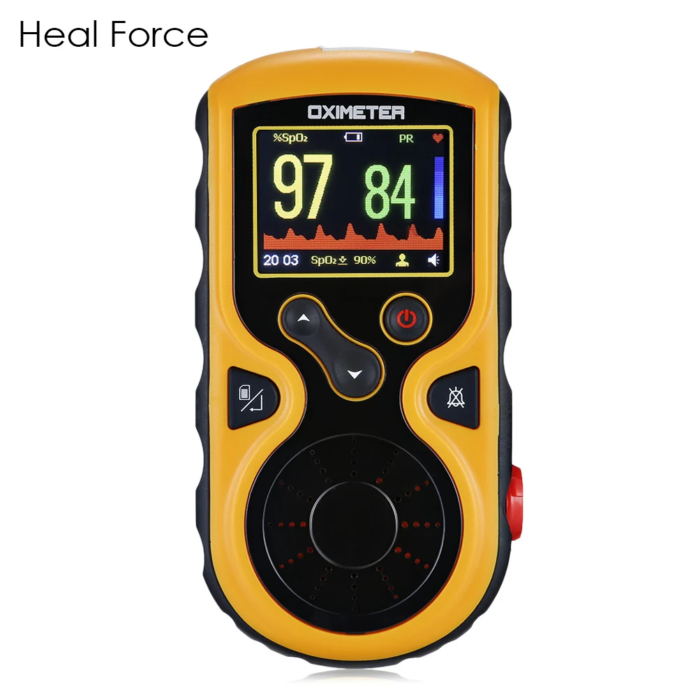 

Heal Force Prince-100F LCD Handheld Color Pulse Oximeter handheld pulse Oximeter SPO2 PR Blood oximetro Pulse Rate