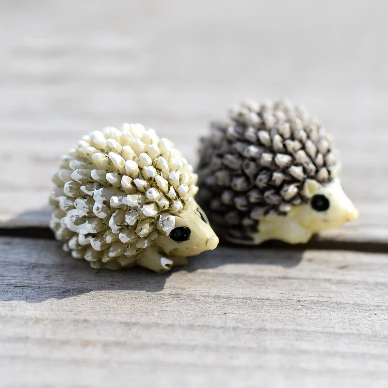 Details about   3Pc/Set Garden Resin Crafts Artificial Mini Hedgehog Miniature Ornament DecZCH2 