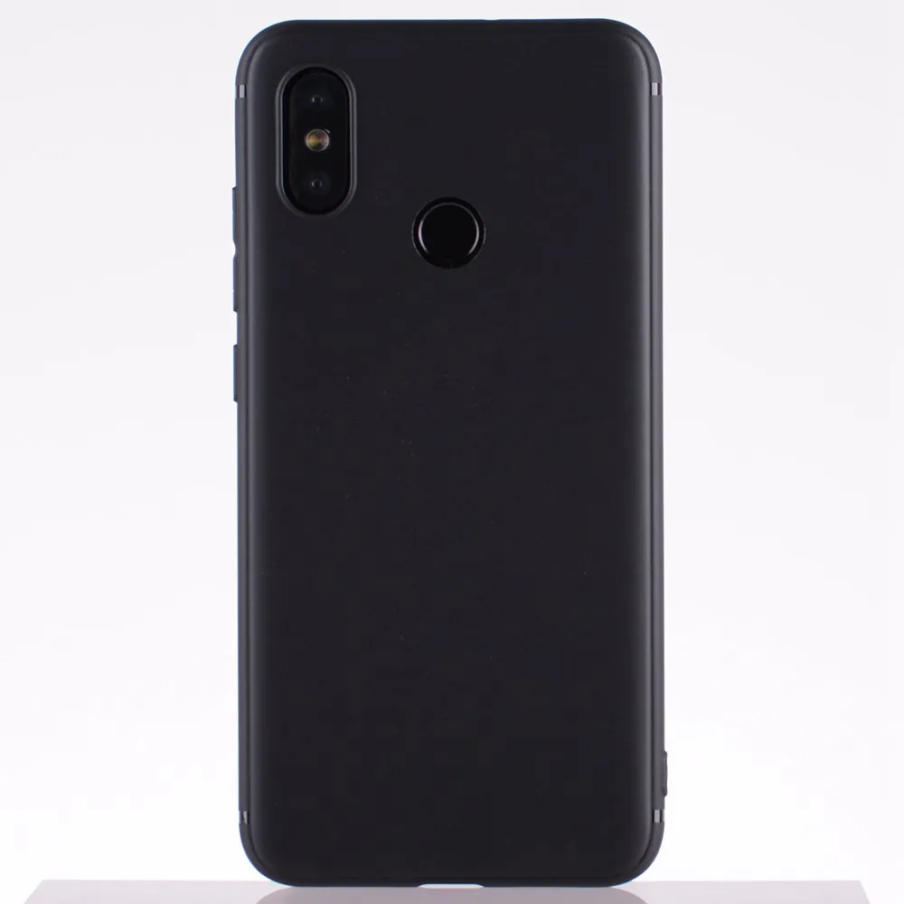 Чехол для Xiaomi mi 8, силиконовый чехол, 6,21 дюйма, мягкий ТПУ чехол для Xiaomi mi 8 mi8, чехол, funda capa on black, чехлы для мобильных телефонов, hoesjes - Цвет: Black