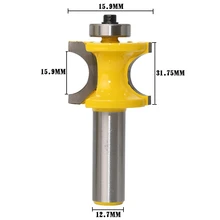 Best Price free shipping 1 pc 1/2" 12.7mm Shank Bullnose Router Bit Bead Woodworking cutter Tenon Cutter for Woodworking Tools Best Price free shipping 1 pc 1/2" 12.7mm Shank Bullnose Router Bit Bead Woodworking cutter Tenon Cutter for Woodworking Tools