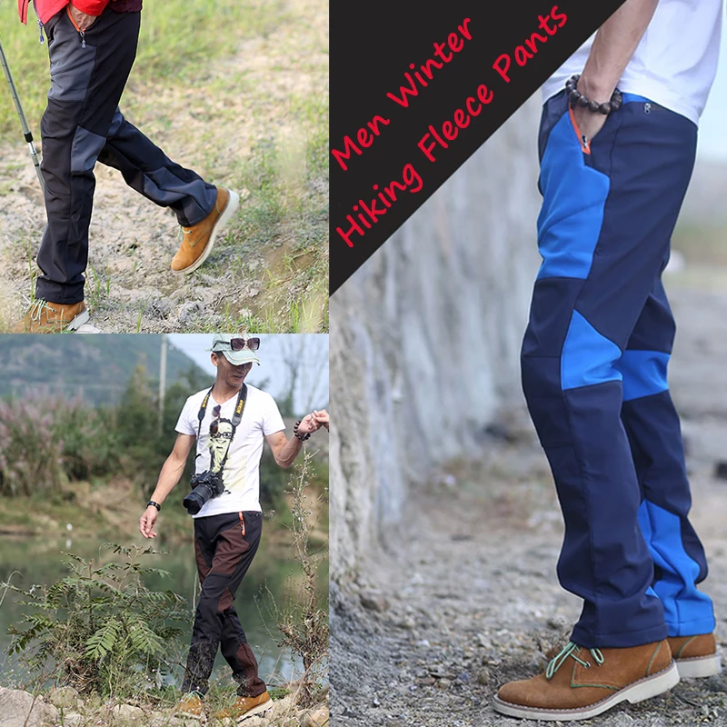 Befusy hombres Invierno Polar Fleece Softshell senderismo deportes al aire libre gruesa pesca Trekking Camping esquí pantalones masculinos Befusy hombres Invierno Polar Fleece Softshell senderismo deportes al aire libre gruesa pesca Trekking Camping esquí pantalones masculinos