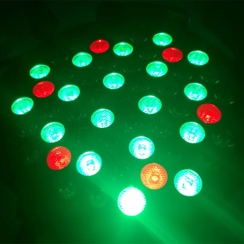 led par lights 54leds DJ Par LED RGBW Wash Disco Light DMX Controller effect With 4/8 Channels Double Hanging Brackets