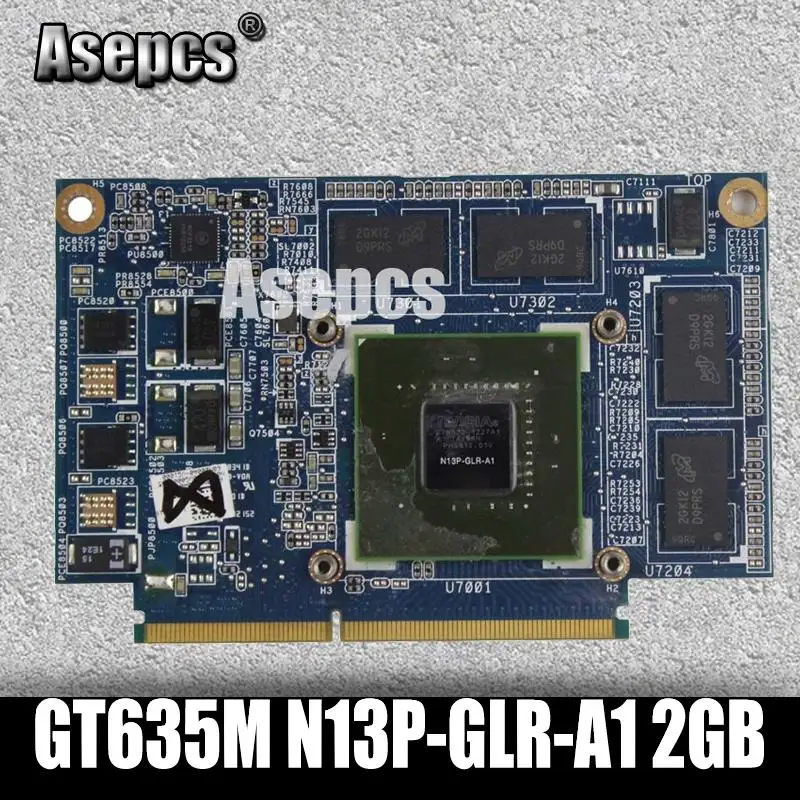 Asepcs K55VJ GeForce GT635M N13P GLR A1 2 Гб видеокарта памяти для For Asus K55VM графическая карта