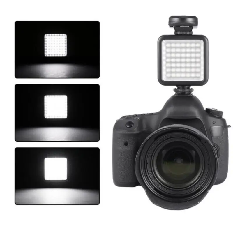 

49 LED Brightness Photography Lamp Flash Fill Light Video Light Lamp For Mobile Phone Action Camera