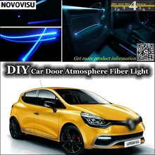 Novovisu для Renault Clio/Lutecia подкладке окружающий свет атмосферу волоконные оптические фары внутри дверь Панель освещения ремонт