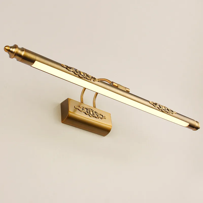 

ZINUO 8W LED Mirror Light 50CM Bronze Shell Indoor Home Wall Lamp SMD2835 LED Make-up Lighting Bathroom Fixtures AC85-265V