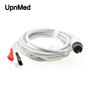 

Compatible Mindray PM9000 3 lead ECG patient cable and leadwires,snap type AHA