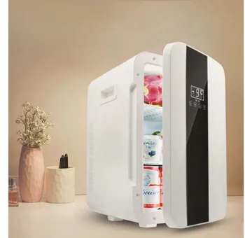 

22L Single door digital display car refrigerator mini 55w dual functions freezer Removable Storage compartments portable frige