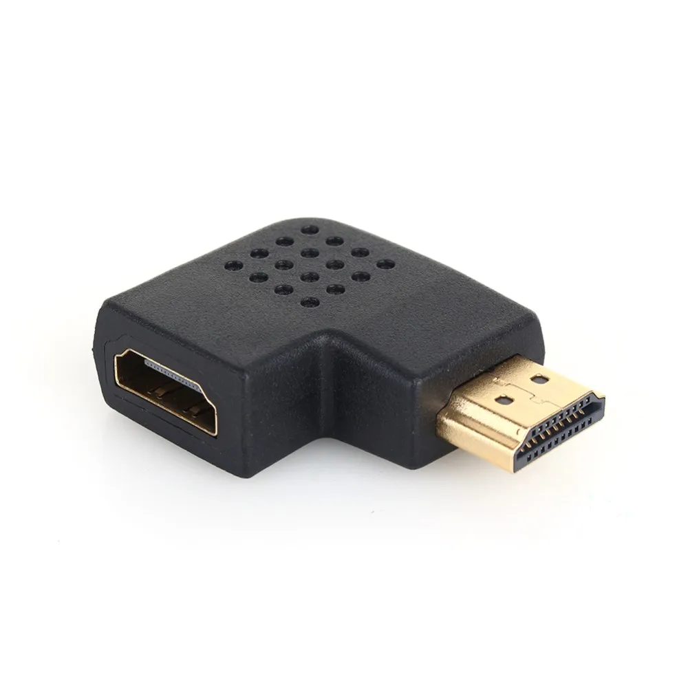 HDMI угол 90 градусов вправо/влево HDMI мужчина к HDMI Женский HDTV адаптер конвертер для HDTV Разъем 1080P Горячая Распродажа