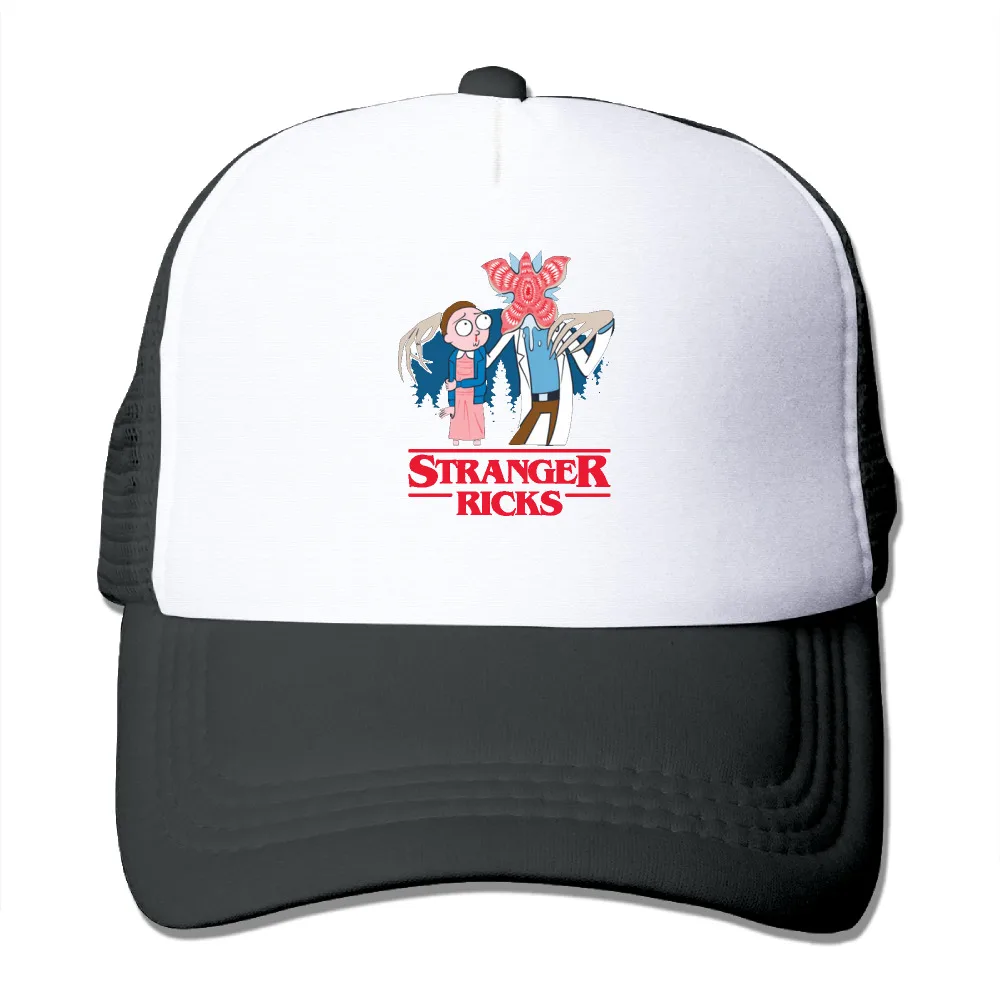 For Men Women Baseball caps Meshback Strange Rick Rick And Morty