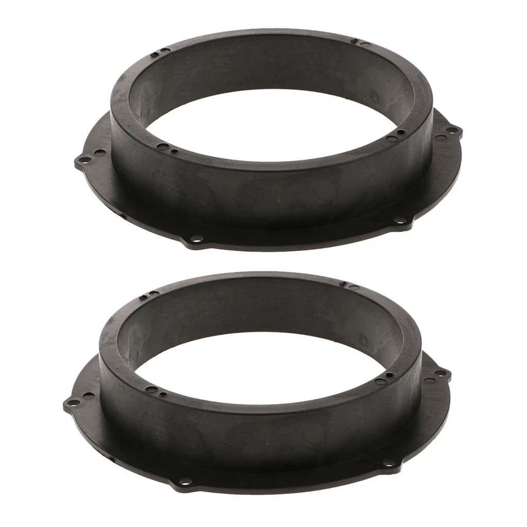 2 шт 6,5 дюймов Автомобильный аудио стерео динамик прокладки Адаптер черный пластик Кронштейн кольцо для VW