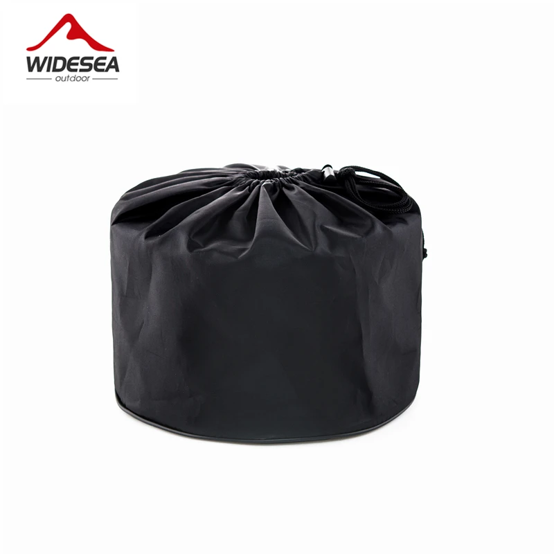 Widesea 4-5 pepoles acampar utensilios vajilla viajes set de cocina al aire libre Picnic mochilero tazón Pan Pot utenils cubiertos