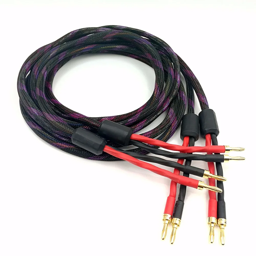 WAudio Hi end Hifi Speaker Cable with Banana Plugs (Pair)in Audio
