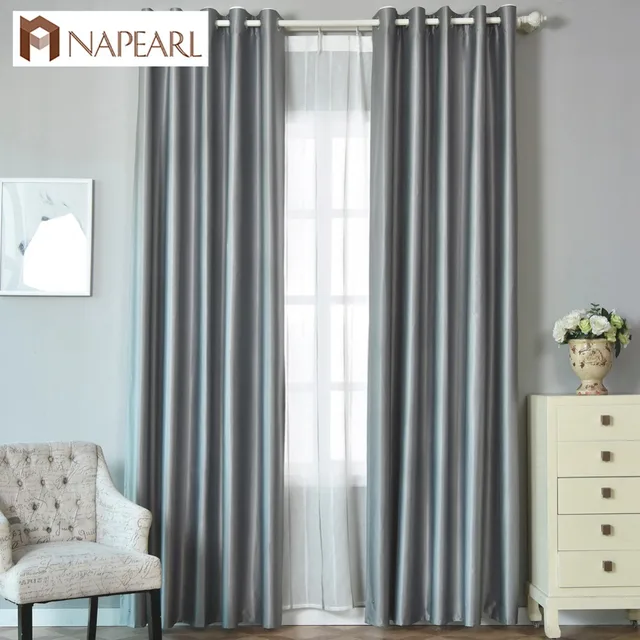 Us 11 88 49 Off Napearl 100 Blackout Curtain Modern Full Shade Bedroom Window Treatment Block Sunlight Darken Room Living Short In Us 11 88 49 Off Napearl 100 Blackout Curtain Modern Full Shade Bedroom Window Treatment Block Sunlight Darken Room Living Short In