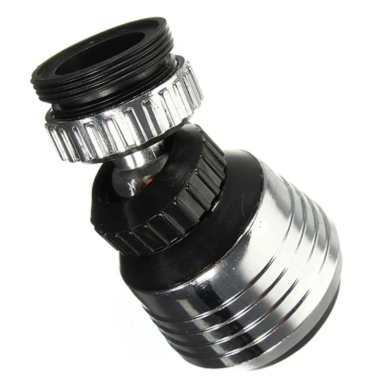 

360Degree Water Bubbler Swivel Head Adapter Saving Tap Faucet Aerator Connector Diffuser Nozzle Filter Mesh Home Hotel Adapter