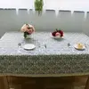 Blue Flower Retro Lace Tablecloth Chinese Style Cotton Table cloth Rectangular Dinning Table cloth for table Picnic ► Photo 3/6