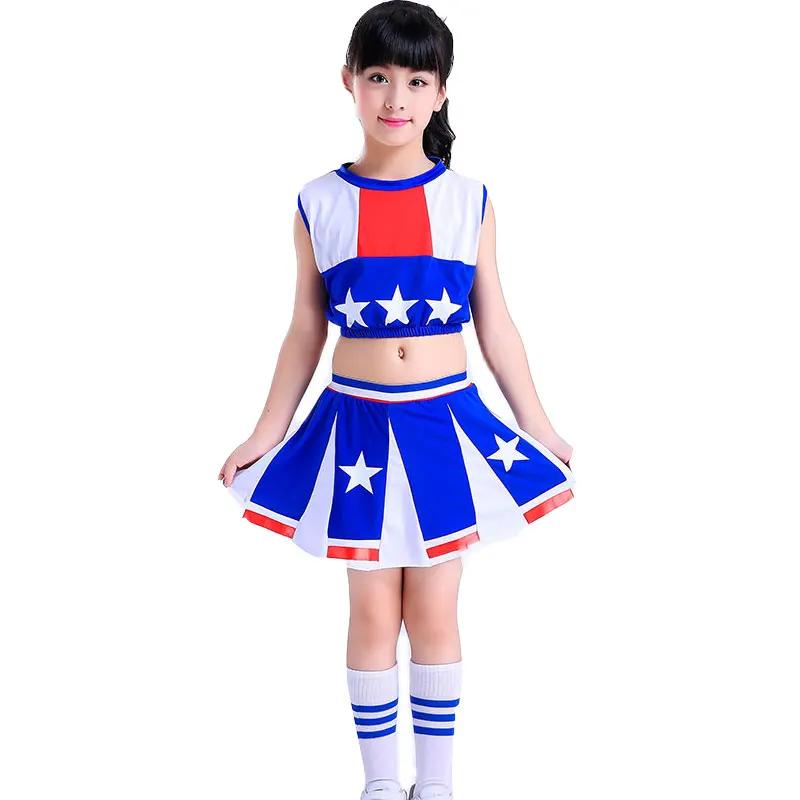 Униформа для девочек Cheerleader детский спортивный костюм девочек|Школьная форма| |