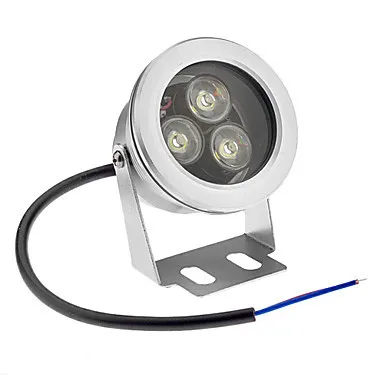 10 unids 3 W Luces LED para el agua para piscina del estanque, led Piscina luz, proyector del LED envío libre