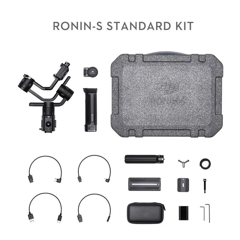 DJI Ronin S Набор/Стандартный комплект профессиональный Камера Управление 3-осевая стабилизация 3,6 кг тестирование нагрузки Ёмкость - Цвет: Standard Kit