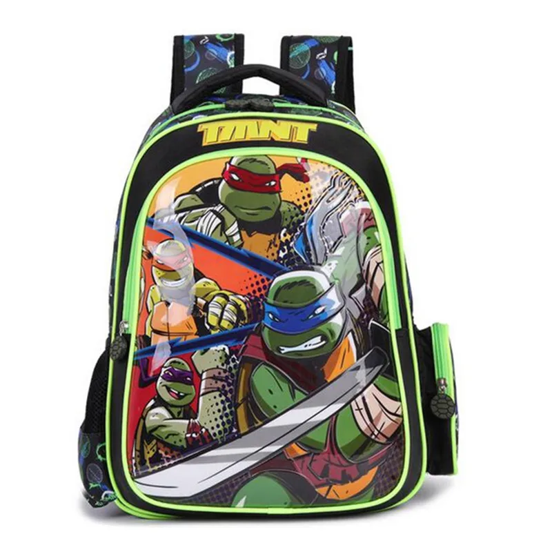 

Ninja Turtles Backpack for Boy Girl Super Hero Spiderman Schoolbag for Children Cartoon Pattern School Bag Bookbag Kids Mochila