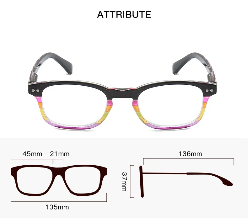 VCKA Модные цветные очки для чтения цветок храм очки wo мужчины бренд дизайн Анти-усталость смола линзы очки для чтения