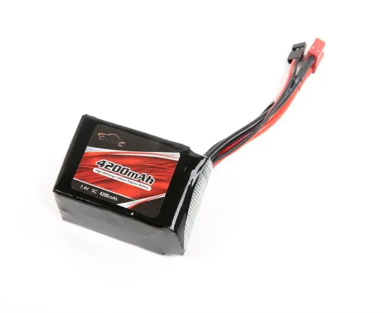 

RC KM ROVAN HPI RACING Electric brushless conversion bajer receiver battery 7.4V-5C 4200 Ma lithium battery (68mm*43mm*41mm)