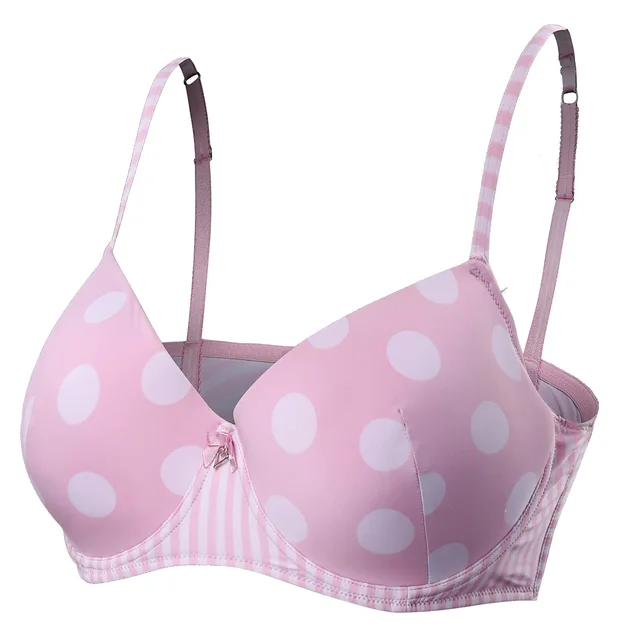 2018 Bra For Large Size Push Up Bra High Quality Dot Bras Bra Crop Tops