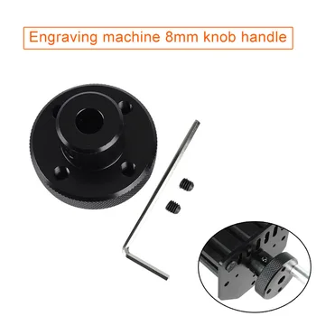 

Aluminum Hand Wheel Jog Knob 8mm for NEMA17/23 Stepper Motor QJY99