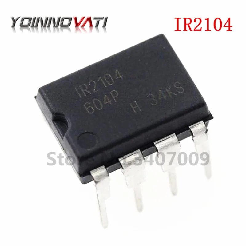 5 PCS IR2104 DIP-8 HALF-BRIDGE DRIVER new