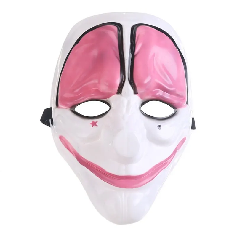 Маскарадные маски клоуна минч для маскарада, вечерние, страшные маски клоуна Payday 2, ужасные маски на Хэллоуин, Вечерние Маски для косплея