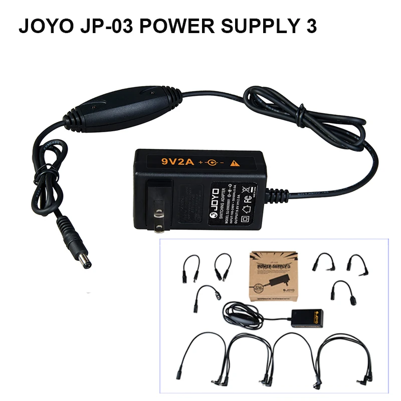 Блок питания JOYO JP 03 для педалей гитарных эффектов 9 в комплект входят педали Line 6