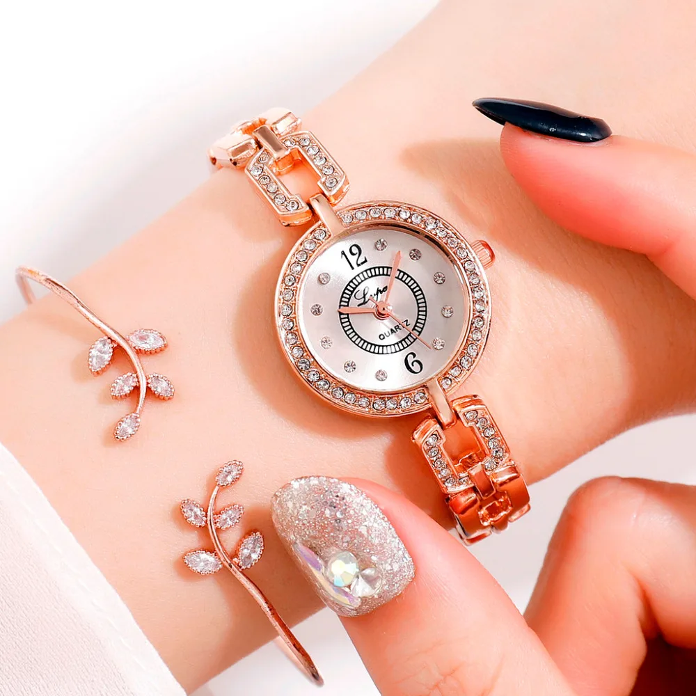 

Luxury Brand Reloj Delicate Women Watches Small Chic Dress Automatic Watch Montre Bracelet Femme Pulseira Watch Reloj Mujer #A