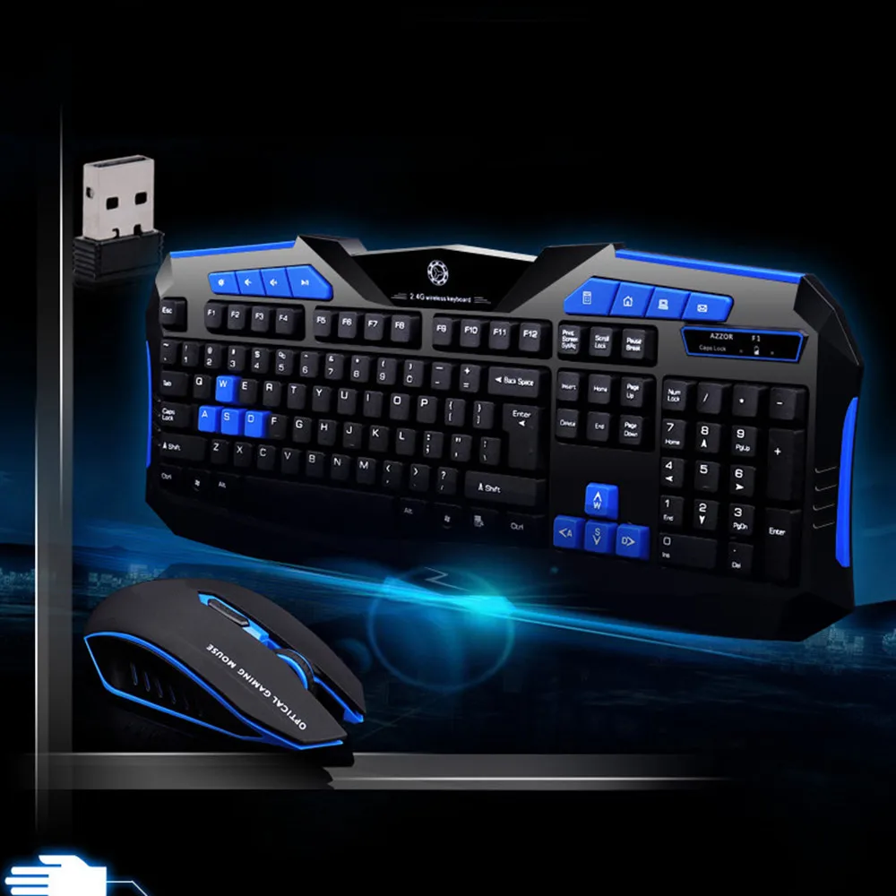 

Gaming Mouse Wireless 2.4G keyboard and Mouse Set to Computer Multimedia Gamer Gaming Mause For Laptop Desktop PC Mause#25