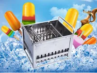 Ice Pop Mold 40pcs/Batch Popsicle Molds Commercial Ice Cream Mold with Stick Holder DIY Ice-lolly Molds 1