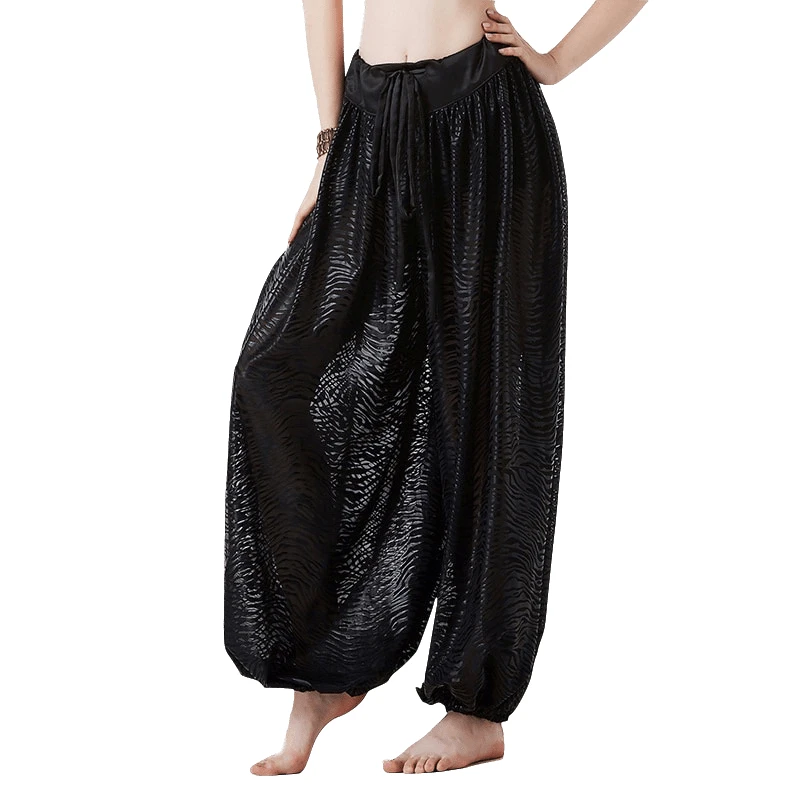 

New Tribal Belly Dance Unisex Brocade Full Pantaloons Costume Accessories Trousers Gypsy Bloomers ATS Harem Pants Tiger stripes