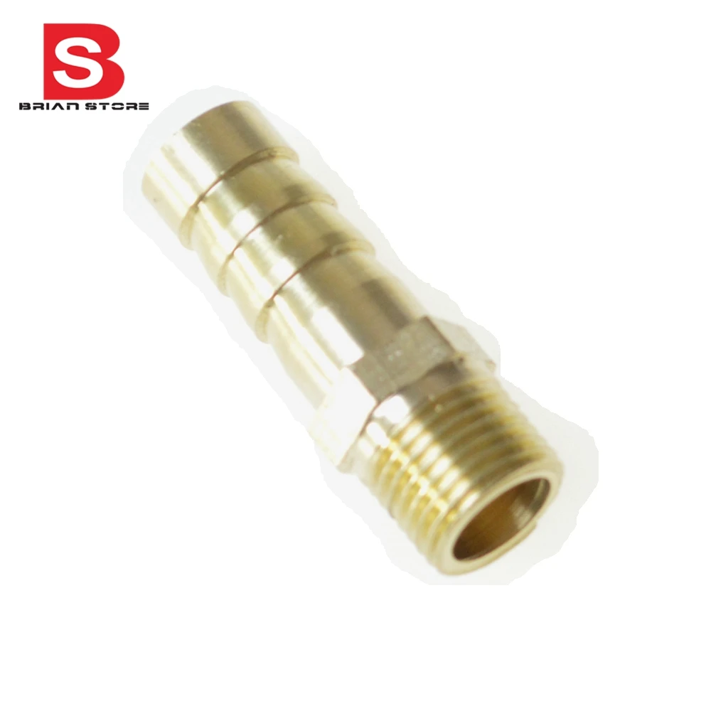 10 Pieces 10mm Hose Barb x M10*1 Male BSP Thread Brass Barbed Fitting