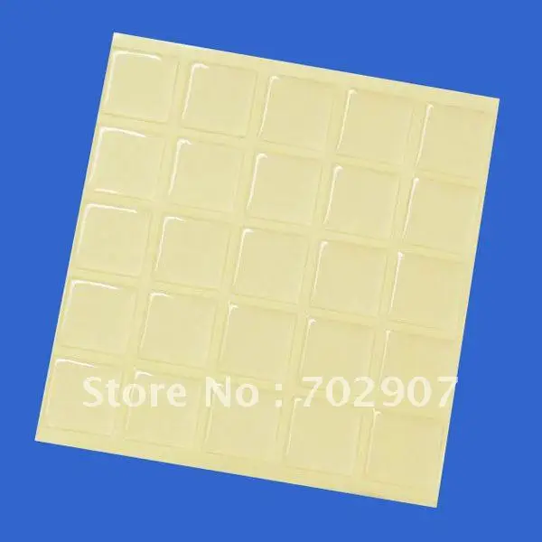 

Free Shipping:"2000pcs/lot" 20 mm Square Clear Epoxy Resin Covers For Scrabble Tile Pendant